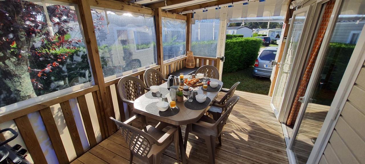 Mobilhome 2Ch Climatise-Terrasse Fermee-4 Velos-Camping 4 Etoiles Les Charmettes Les Mathes Luaran gambar