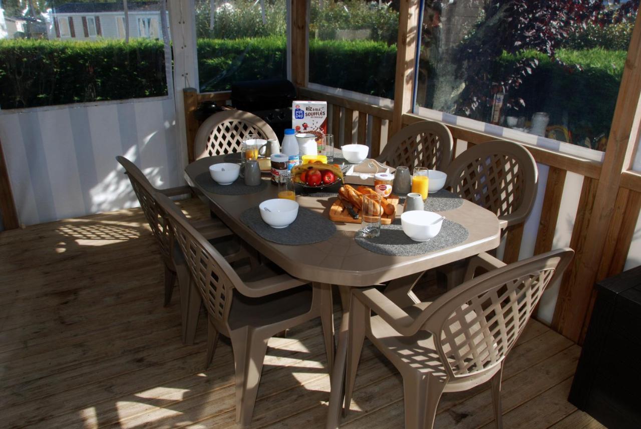 Mobilhome 2Ch Climatise-Terrasse Fermee-4 Velos-Camping 4 Etoiles Les Charmettes Les Mathes Luaran gambar