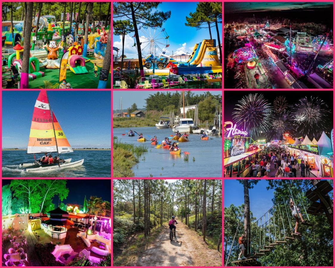 Mobilhome 2Ch Climatise-Terrasse Fermee-4 Velos-Camping 4 Etoiles Les Charmettes Les Mathes Luaran gambar
