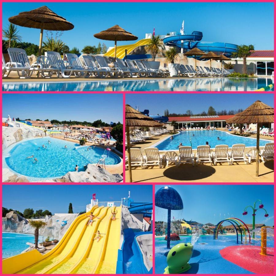 Mobilhome 2Ch Climatise-Terrasse Fermee-4 Velos-Camping 4 Etoiles Les Charmettes Les Mathes Luaran gambar
