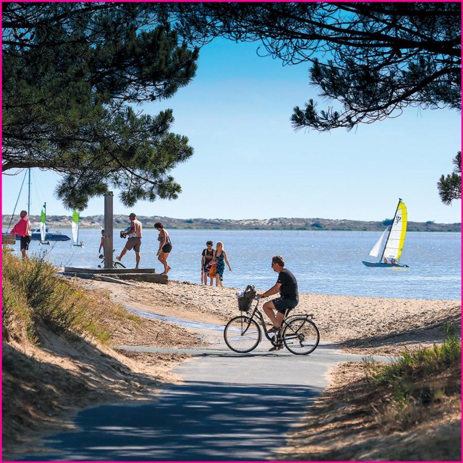 Mobilhome 2Ch Climatise-Terrasse Fermee-4 Velos-Camping 4 Etoiles Les Charmettes Les Mathes Luaran gambar