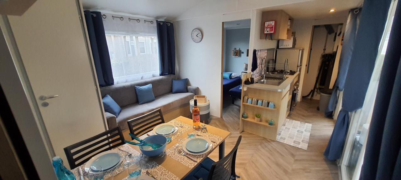 Mobilhome 2Ch Climatise-Terrasse Fermee-4 Velos-Camping 4 Etoiles Les Charmettes Les Mathes Luaran gambar