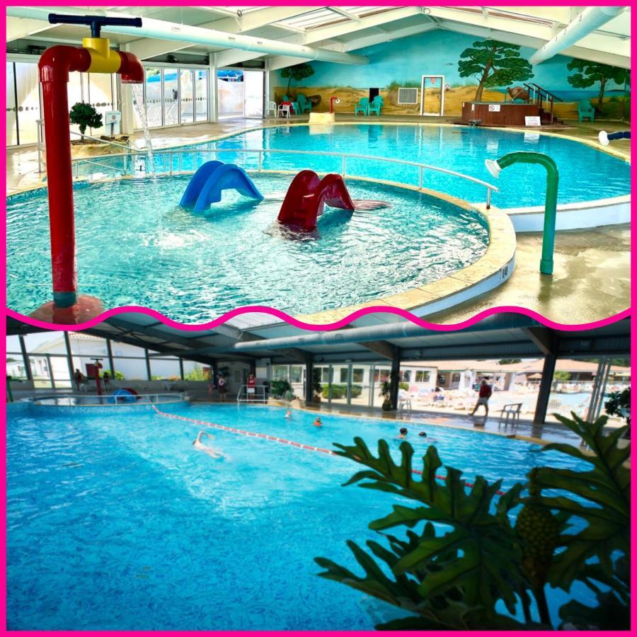 Mobilhome 2Ch Climatise-Terrasse Fermee-4 Velos-Camping 4 Etoiles Les Charmettes Les Mathes Luaran gambar